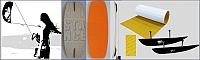 Wakeskates zum Kiteboarden + Zubehör